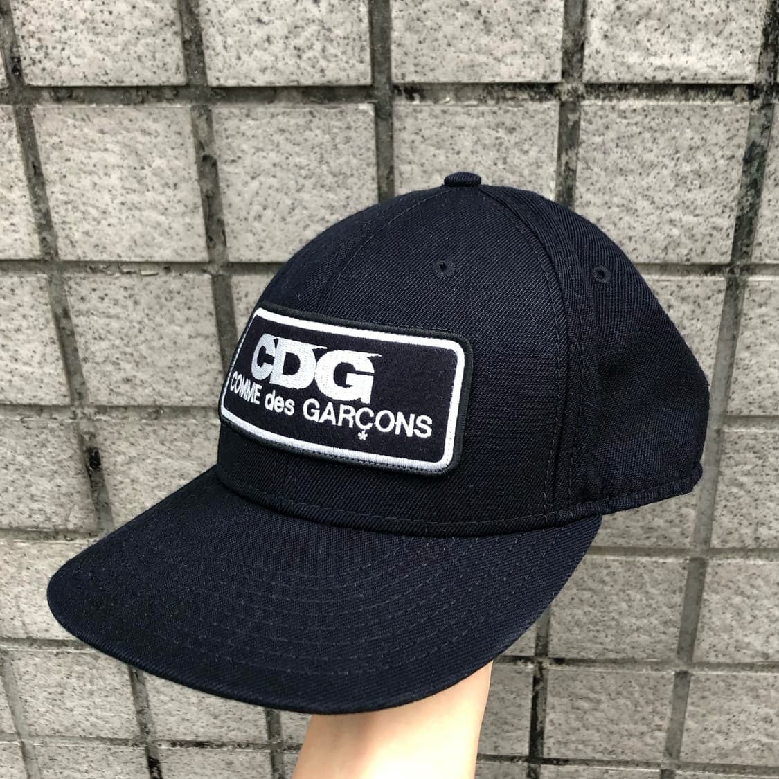 꼼데가르송 로고 패치 캡 상품이미지2