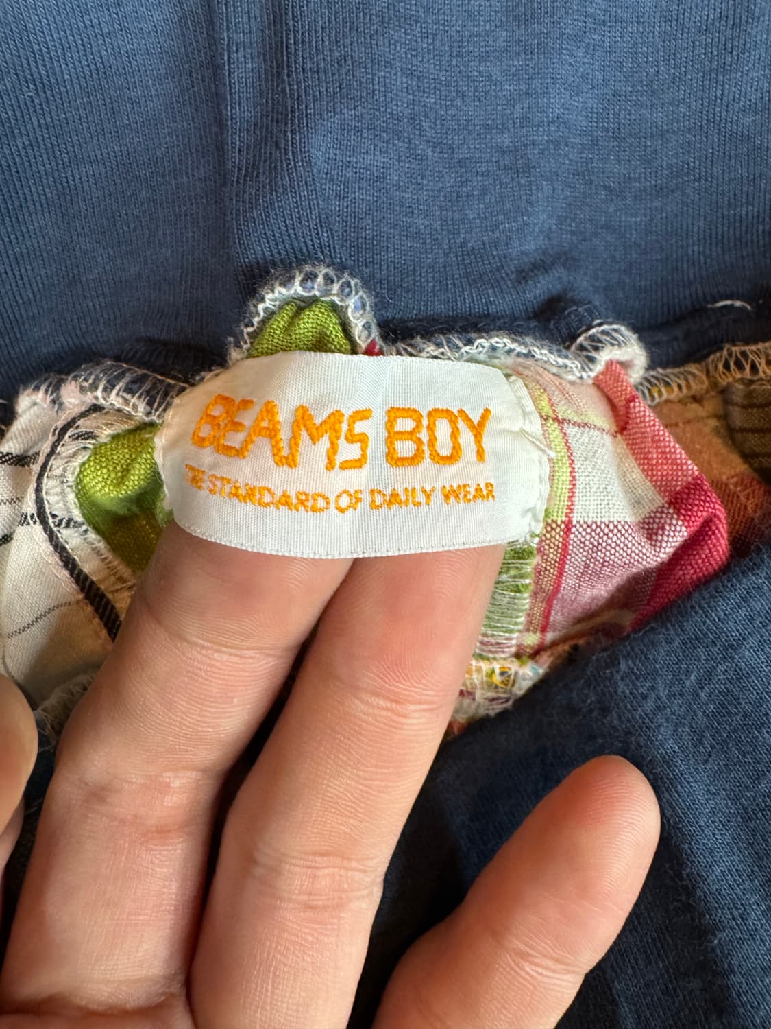 beams boy 빈티지 패치 치마 상품이미지5