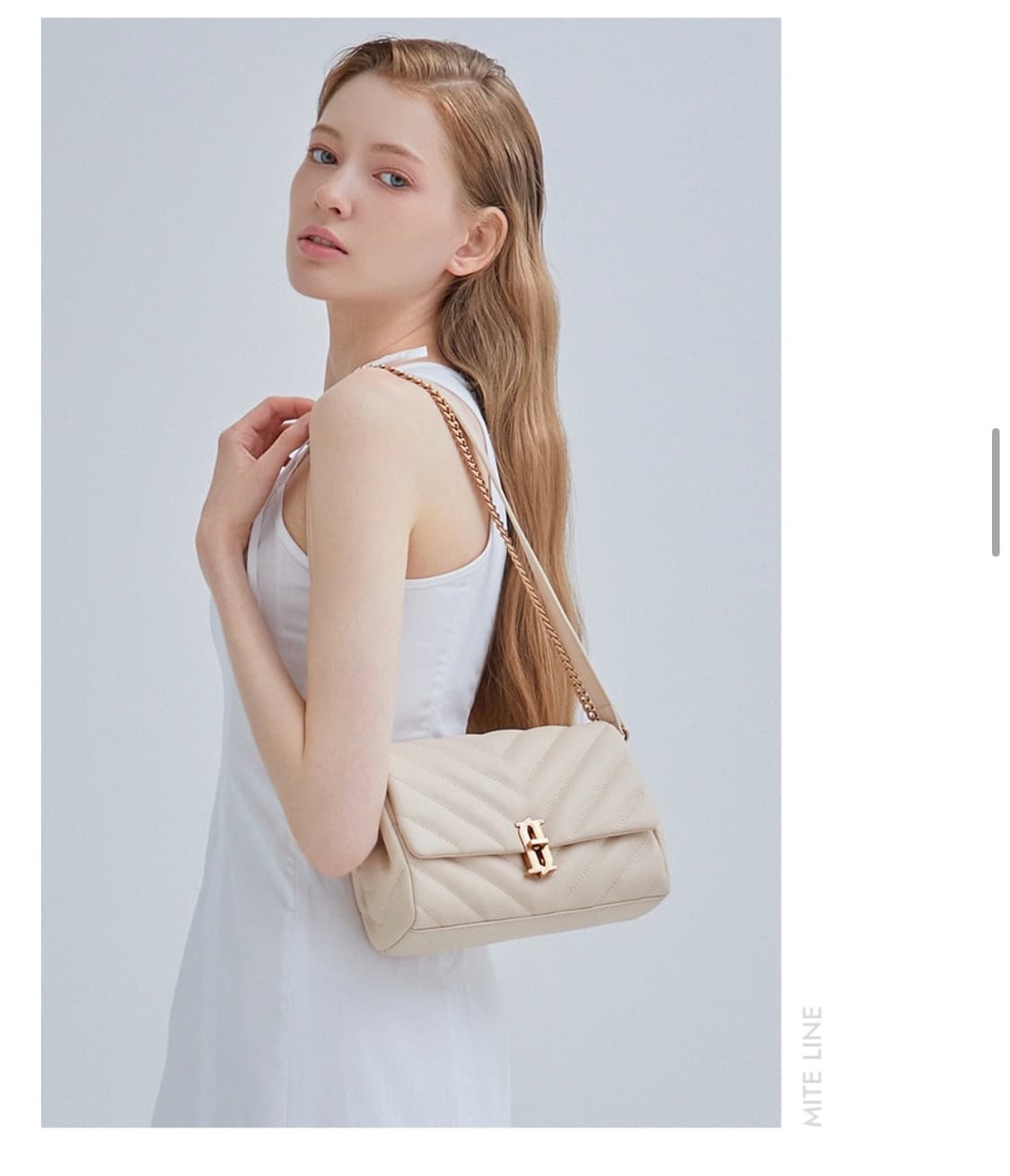 제이에스티나 퀼팅 크로스백 상품이미지3