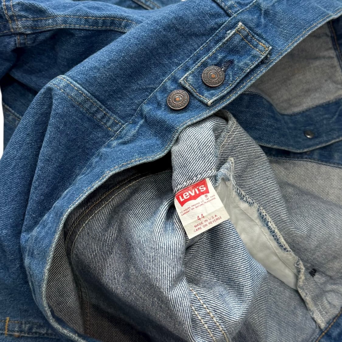 [105] 90's 리바이스 70506 0214 데님 트러커 자켓 상품이미지4