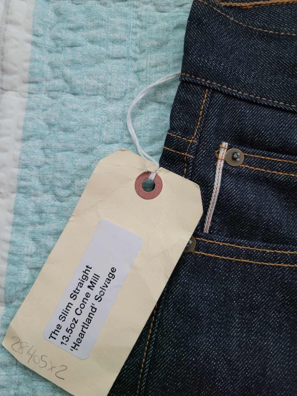 브레이브스타 BraveStar 13온스 콘밀 리지드 셀비지데님 32사이즈 상품이미지3