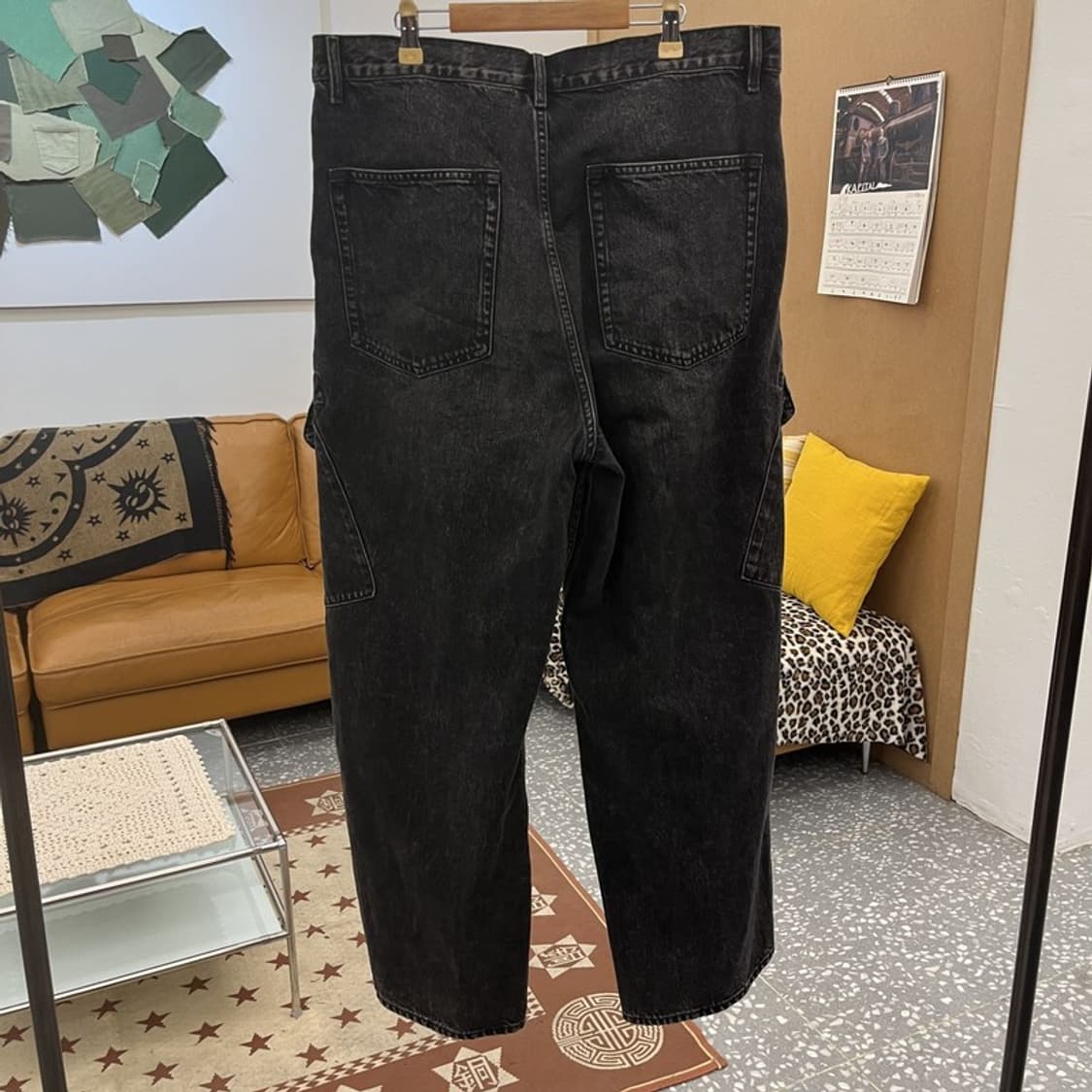 자라 빈티지 스트릿 펑크 힙합 빅 카고팬츠 34인치 C10322 상품이미지4