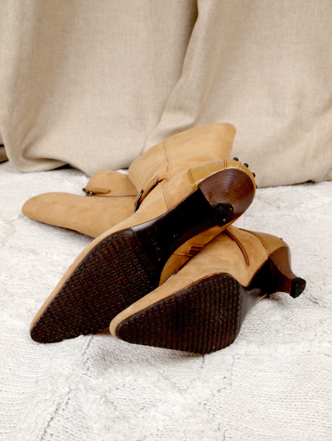 Suede Knee-high Boots 상품이미지8