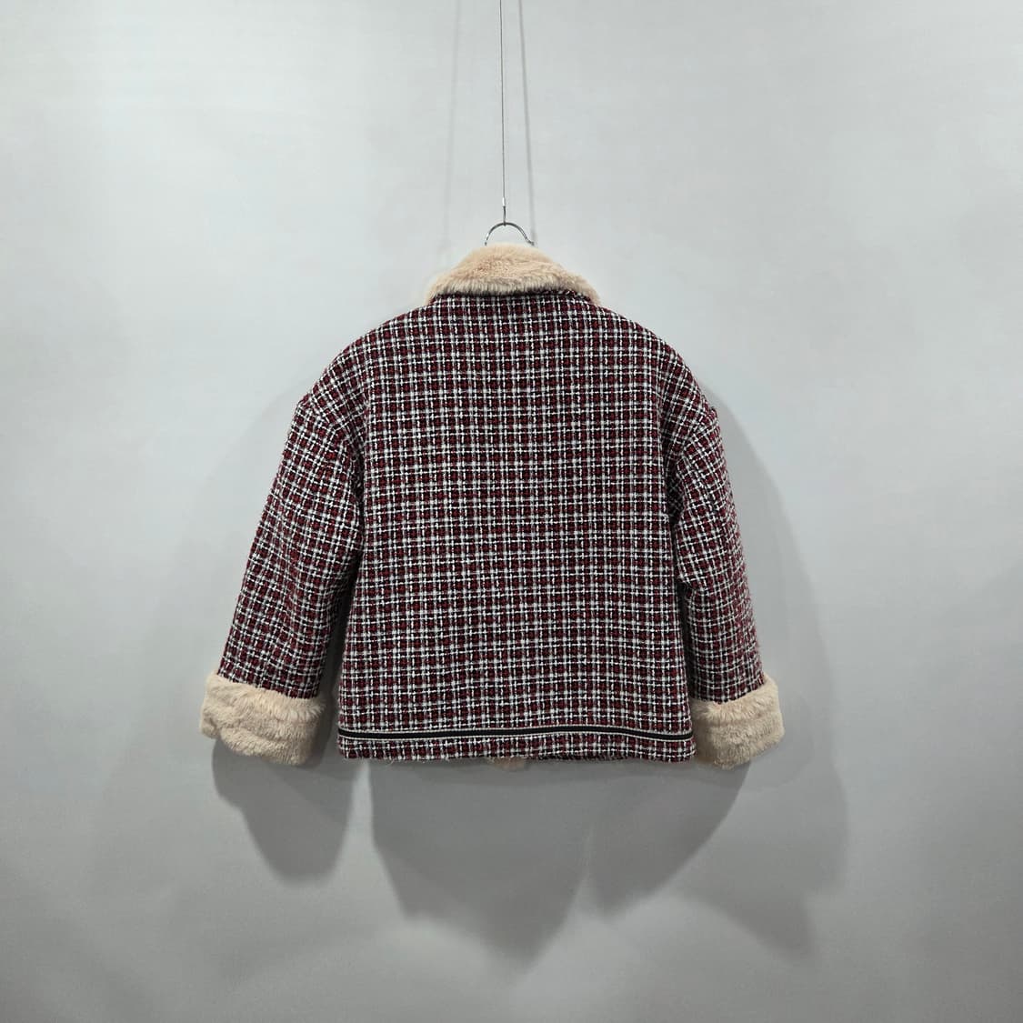 베네통 트위드 자켓 145  상품이미지4