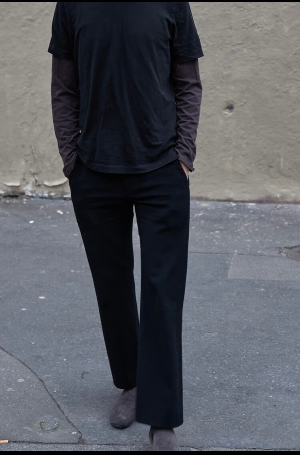 머듈 슬랙스 블랙 2사이즈 상품이미지1