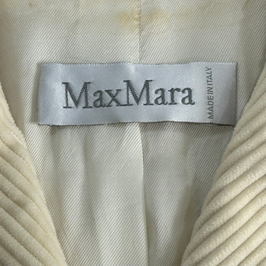 MaxMara 막스마라 코듀로이 아이보리 자켓 상품이미지5