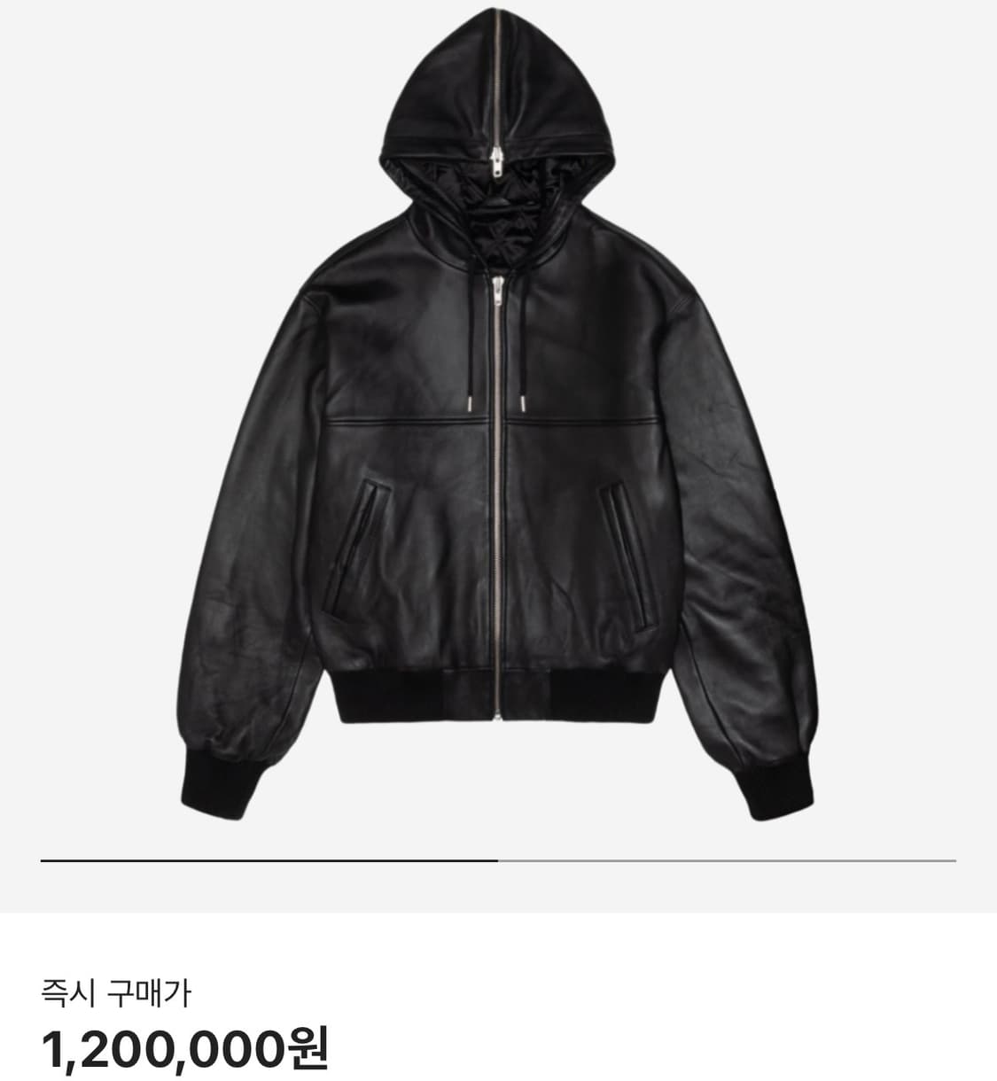 스투시레더점퍼 M사이즈 새상품 판매 상품이미지1