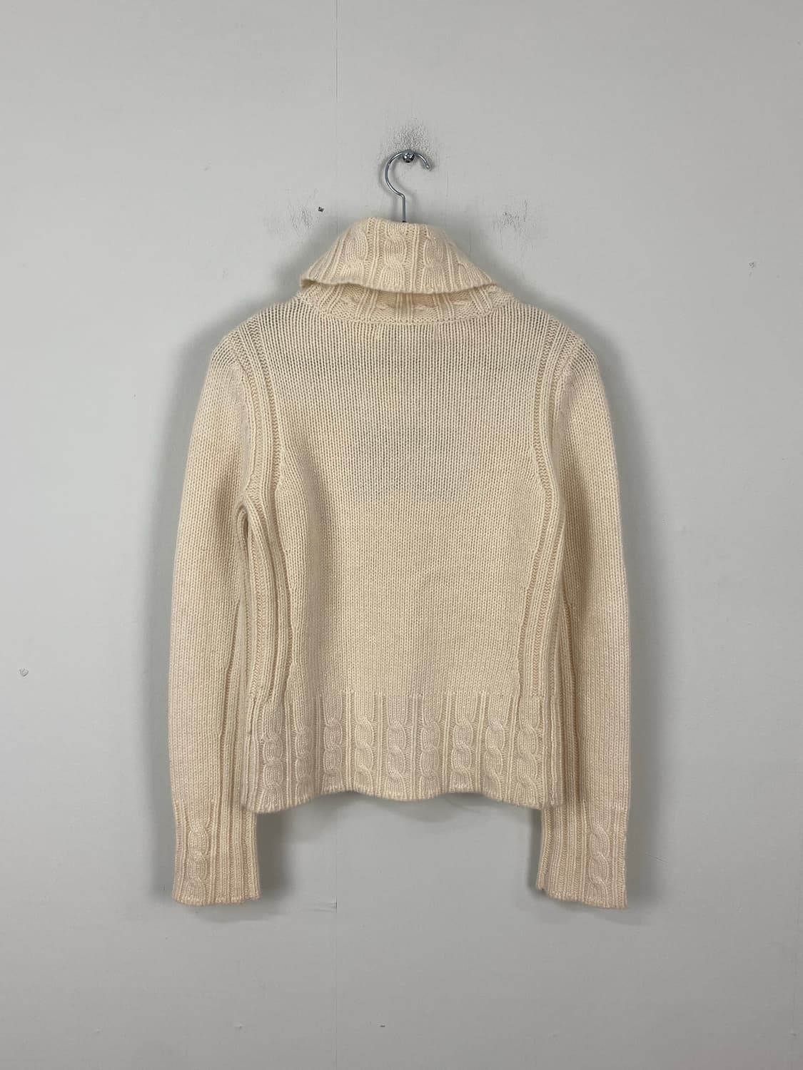 타미힐피거 빅로고 터틀넥 펄 램스울 니트 XS 상품이미지2