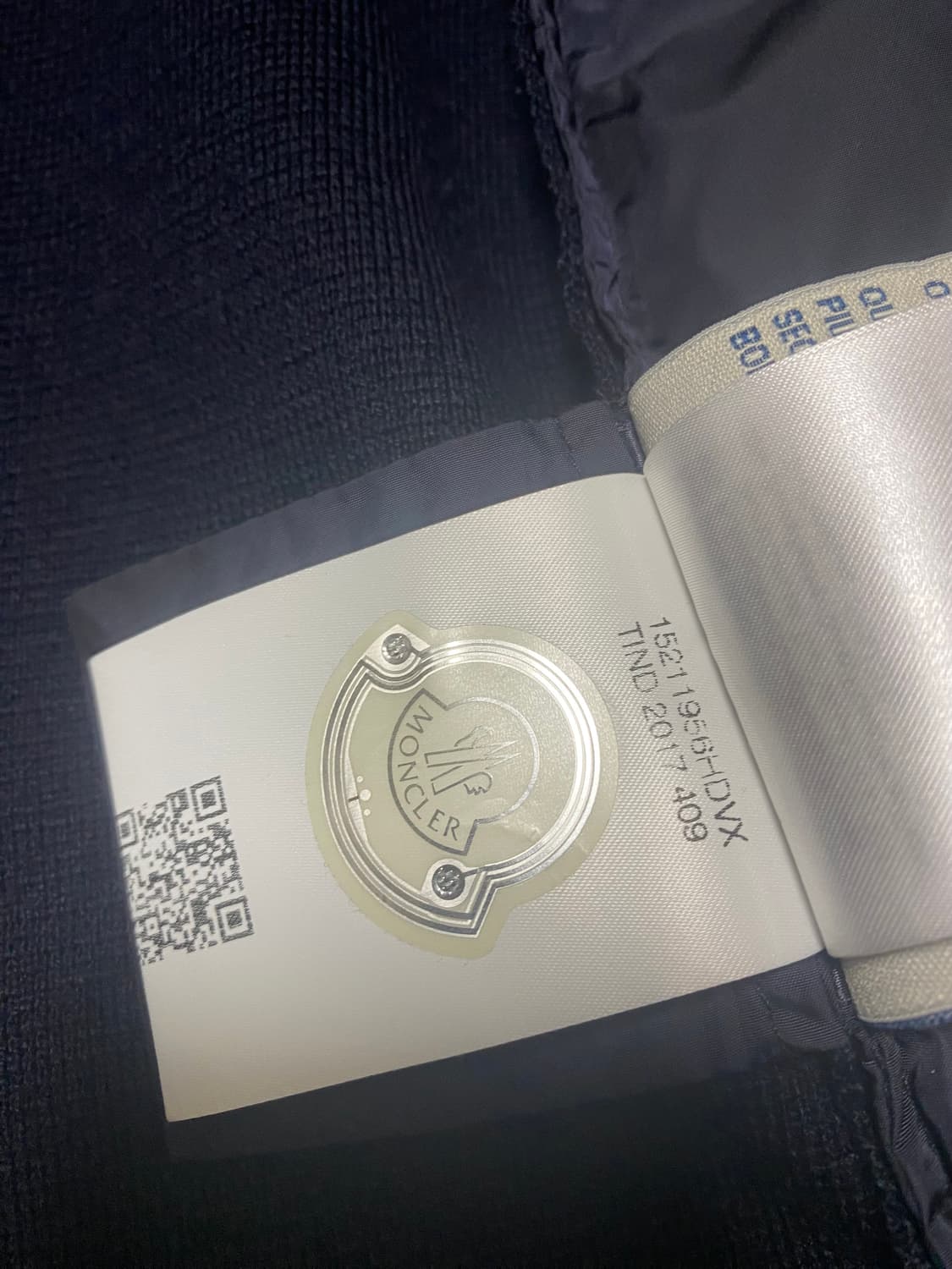 [정품] 새상품급 몽클레어 트리콧 니트패딩 S 상품이미지5