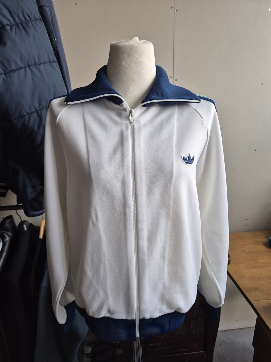 Adidas 아디다스 80s 서독 흰파 져지 트랙탑 상품이미지5
