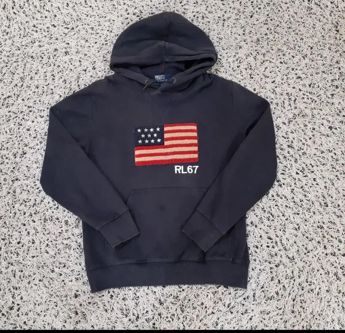 폴로 성조기 후드티🔥 상품이미지1