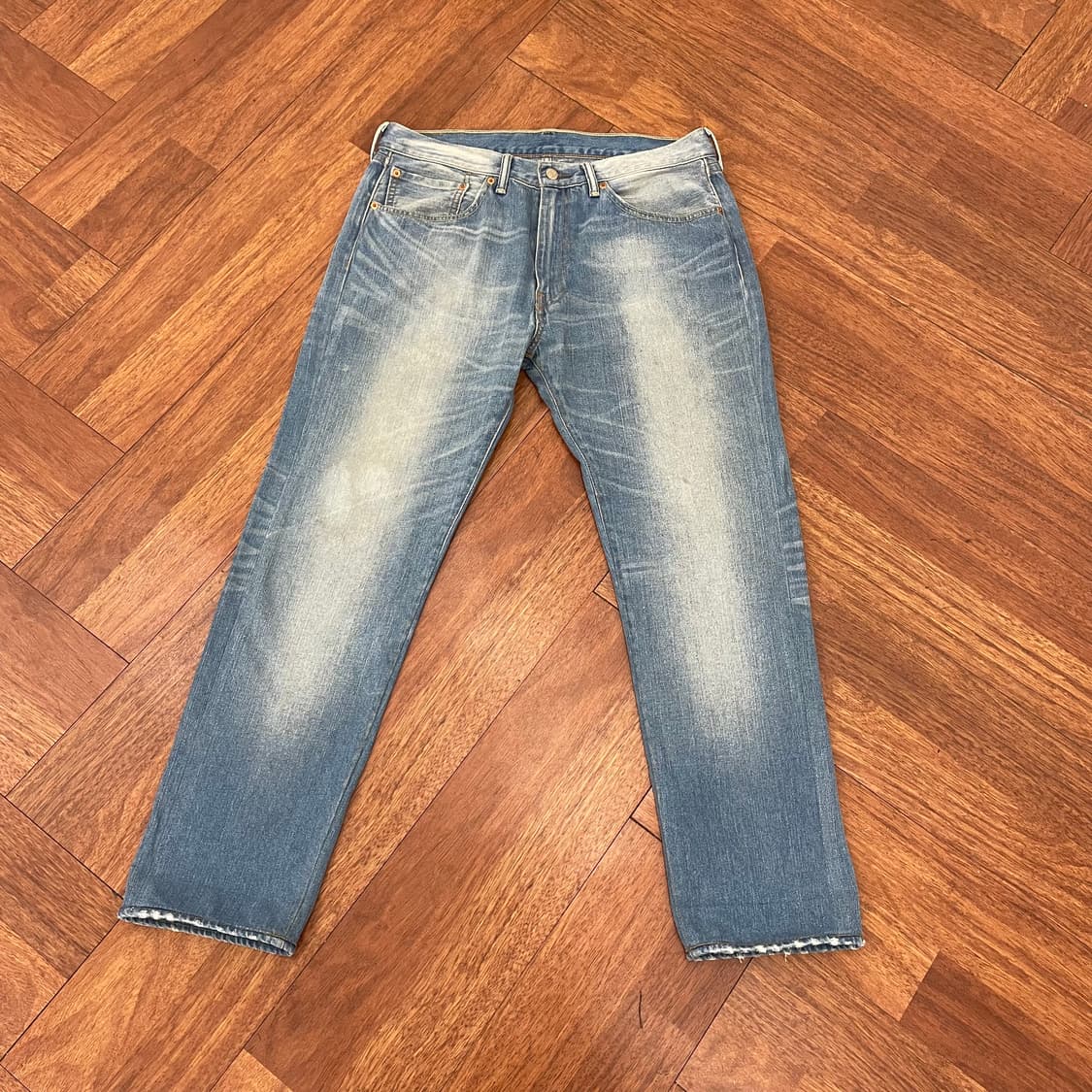 리바이스 505 워싱 데님팬츠 상품이미지1