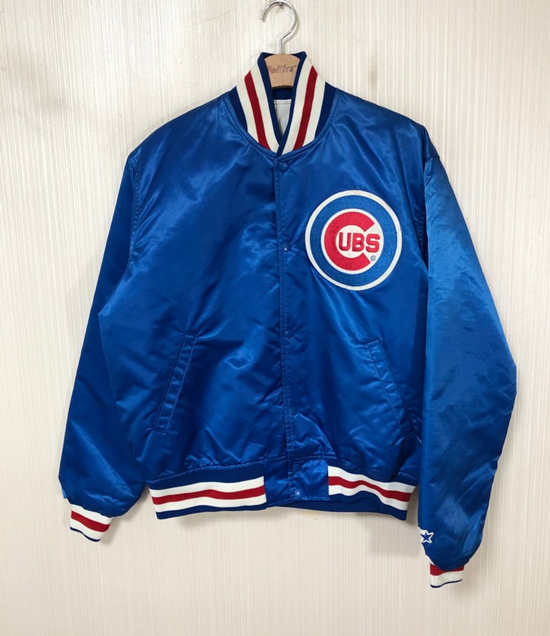 MLB 스타터 90's 시카고컵스 올드 어센틱 새틴자켓 L 상품이미지1
