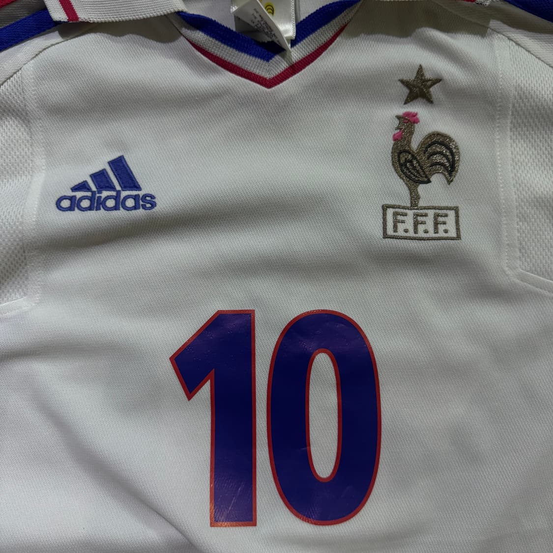 2000-01 아디다스 프랑스 어웨이 유니폼 NO.10 지단 상품이미지4