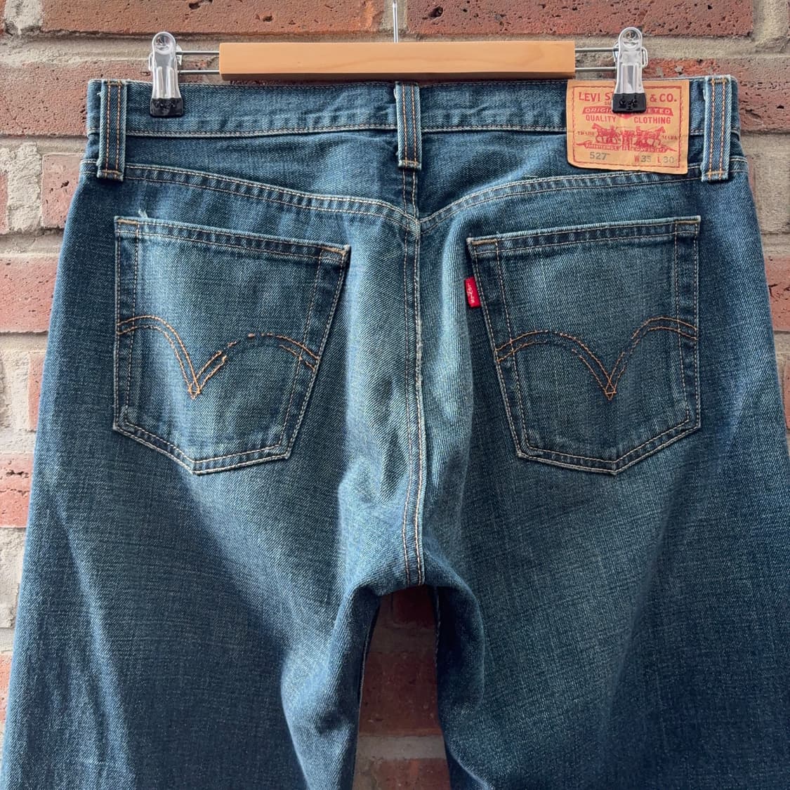00s 리바이스 Levi’s 527 로우 부츠컷 데님 팬츠 상품이미지7