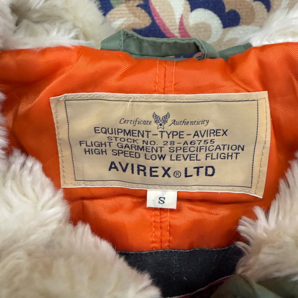 (S)아비렉스 Avirex N3B 자켓(세이지 그린) 상품이미지2