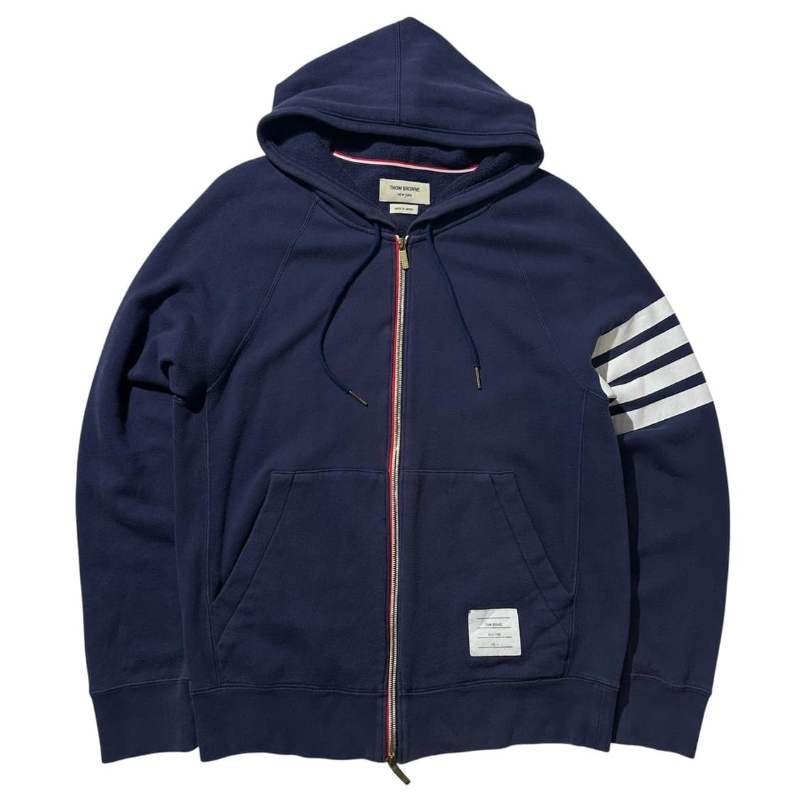 톰브라운 사선 완장 후드집업 상품이미지3