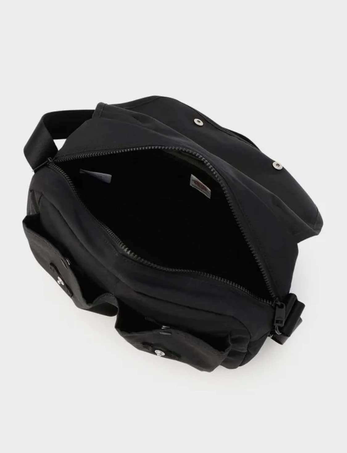 (새상품) 단톤 캔버스 크로스백 블랙 상품이미지4