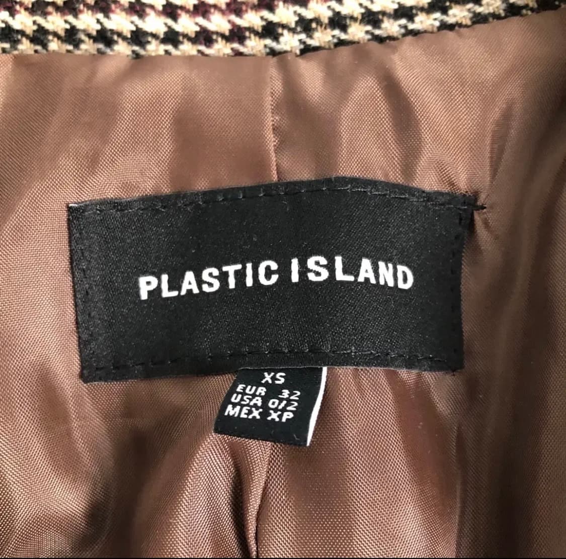 플라스틱 아일랜드 체크 자켓 상품이미지2