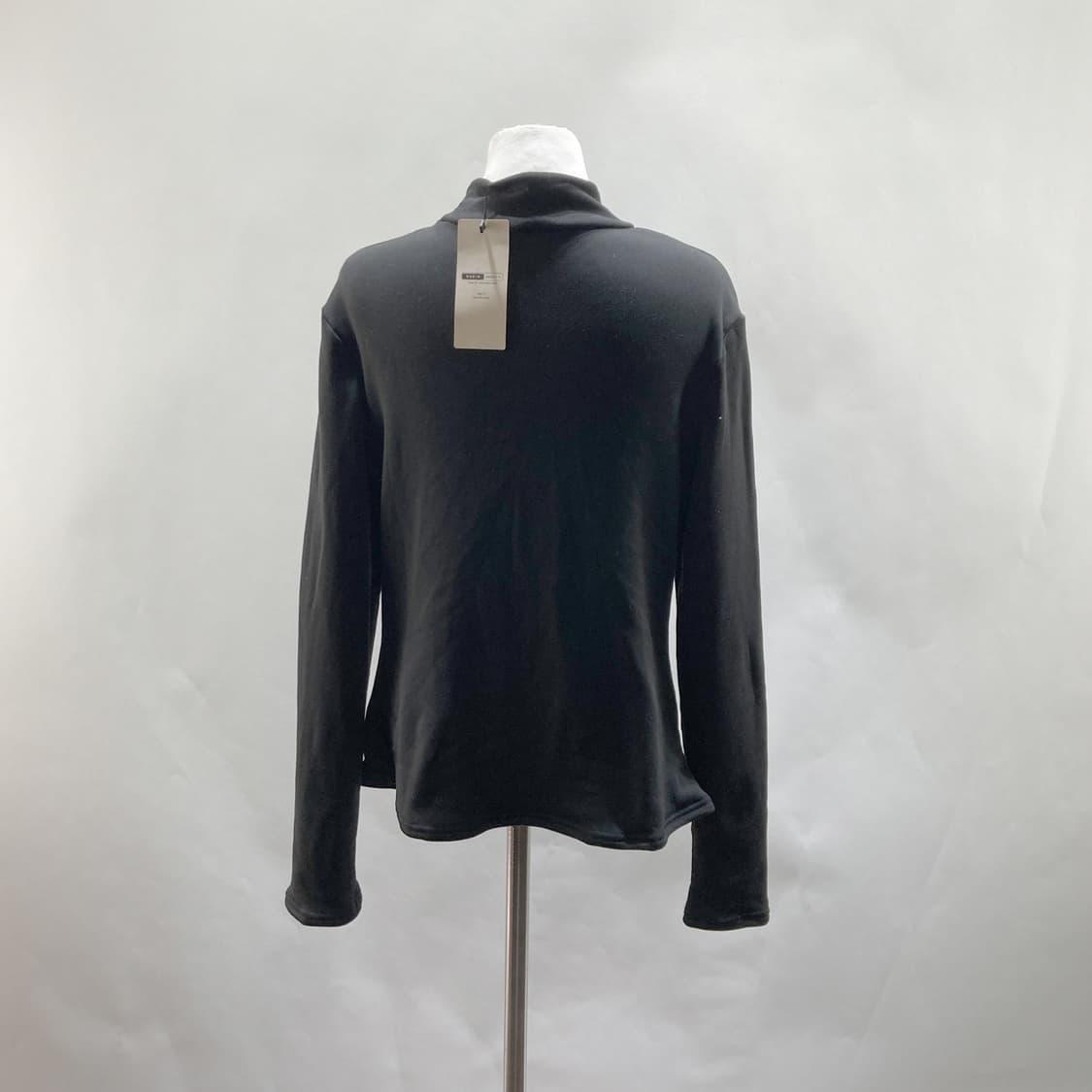 SHEIN 택새상품 여성반폴라기모티 블랙 XL 상품이미지3