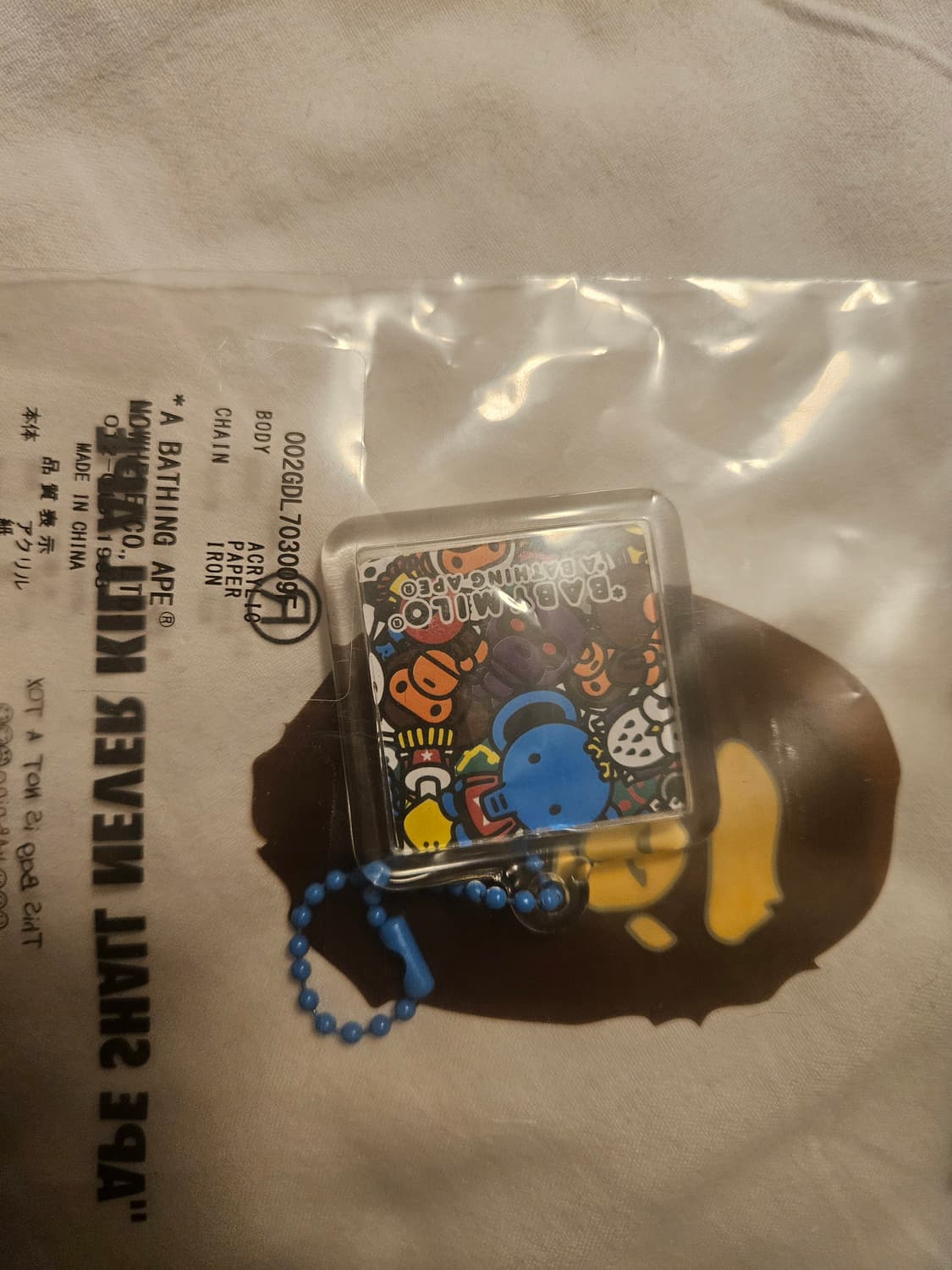 베이프 아크릴 키링 베이비 마릴로 새상품 정품!!! 상품이미지4