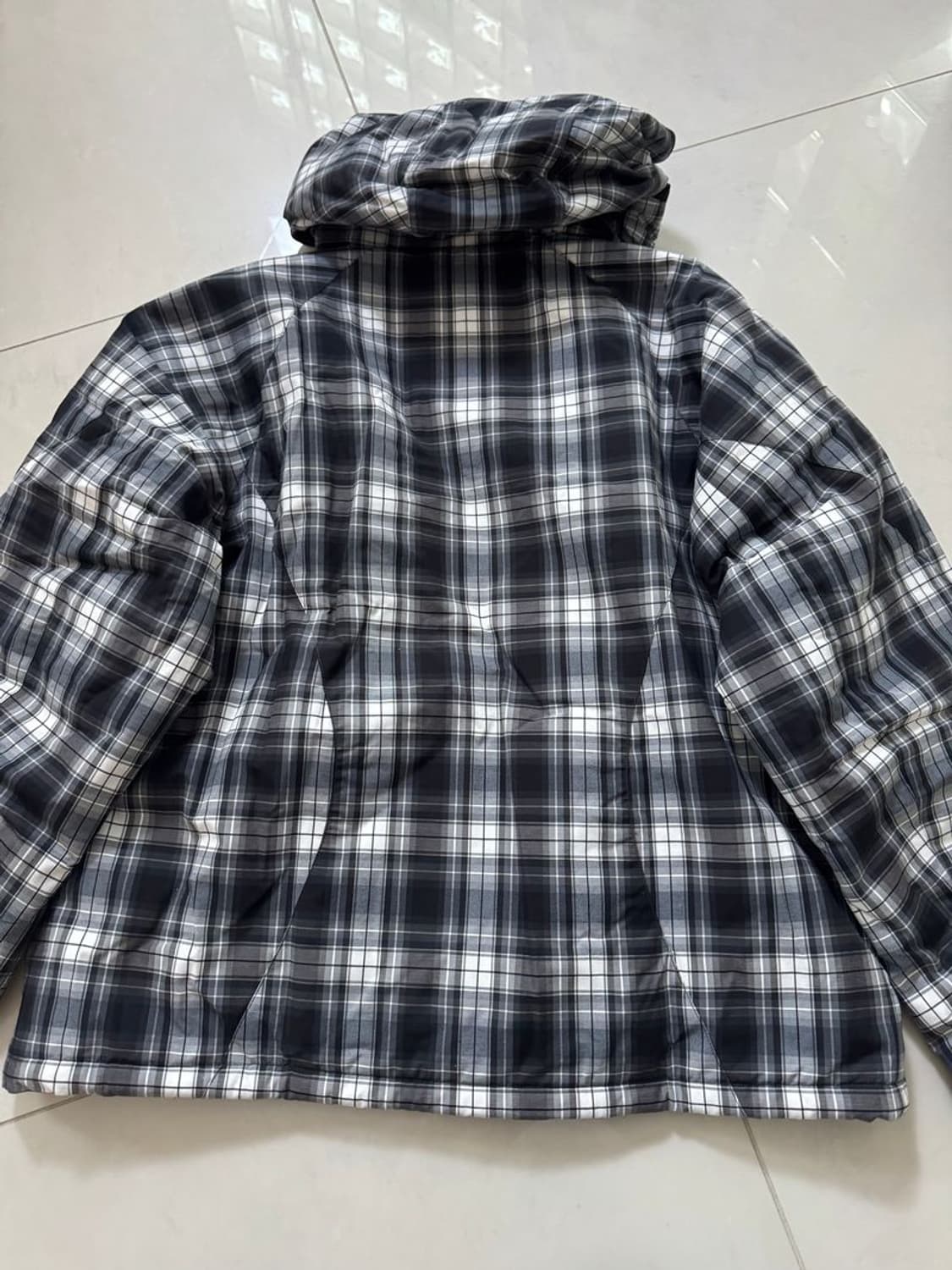 HOODED CHECK JACKET 후드 체크 재킷 상품이미지9
