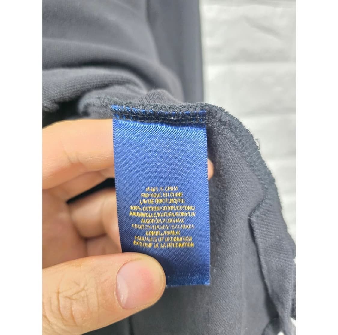 폴로 롱슬리브 블랙 L 상품이미지3