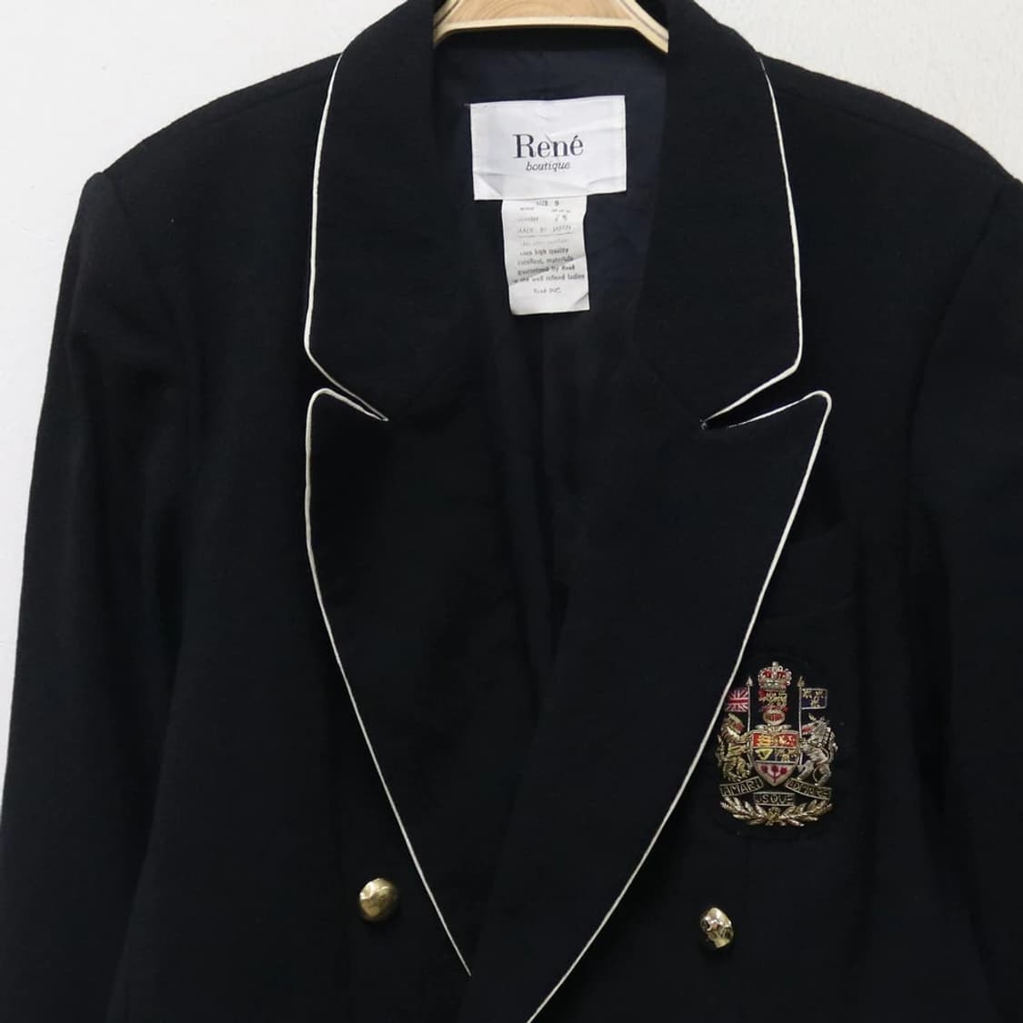 RENE LEZARD 울 혼방 프레피룩 자켓 60640 상품이미지3