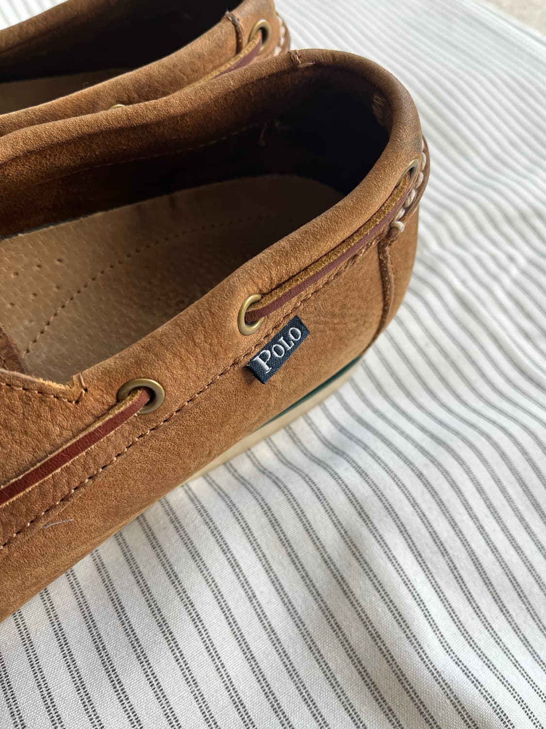 폴로 랄프 로렌 레더 보트슈즈 (265-270) 상품이미지5