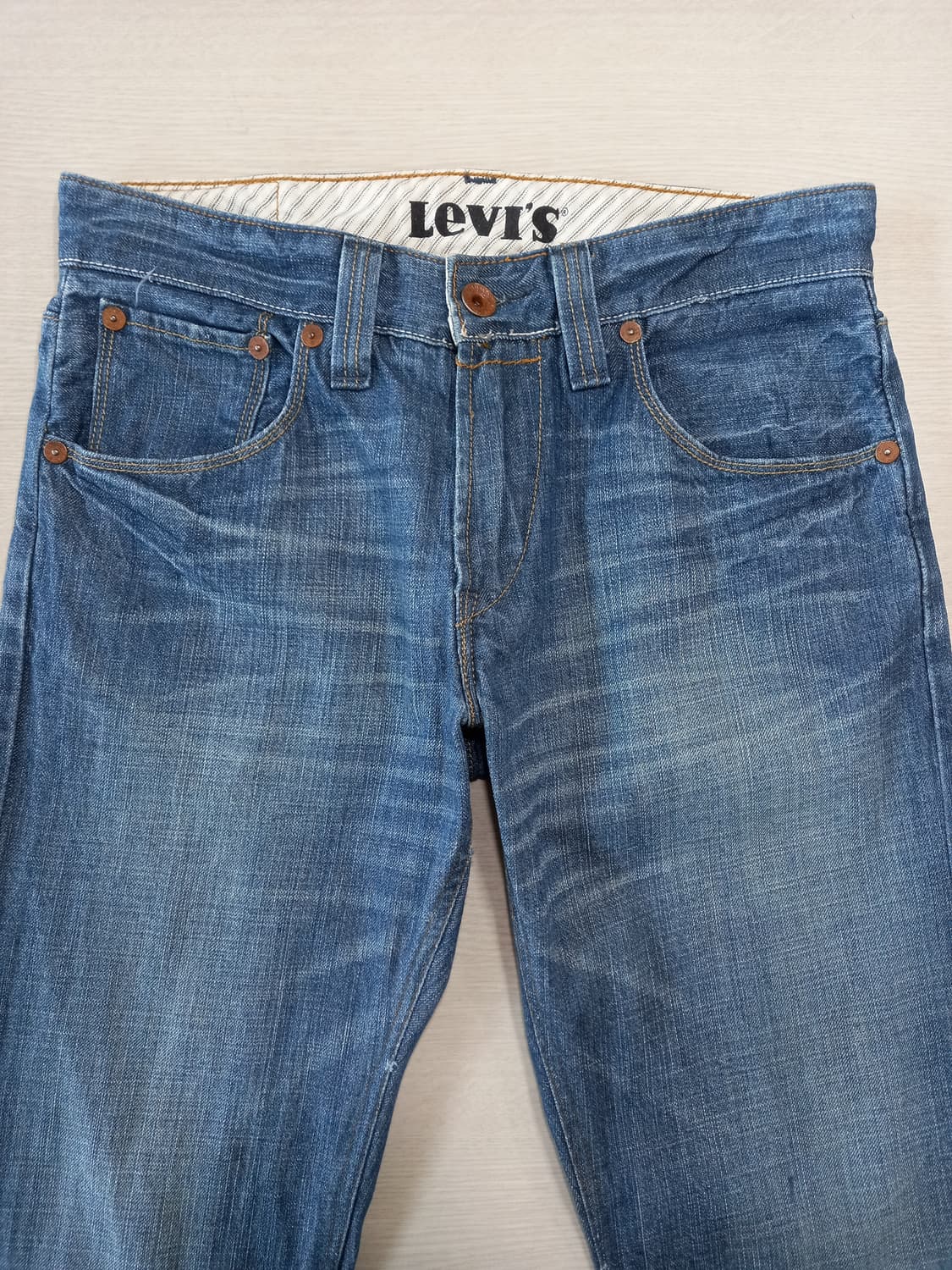 31 리바이스521 HongKong 워싱 일자진 31-507 상품이미지3