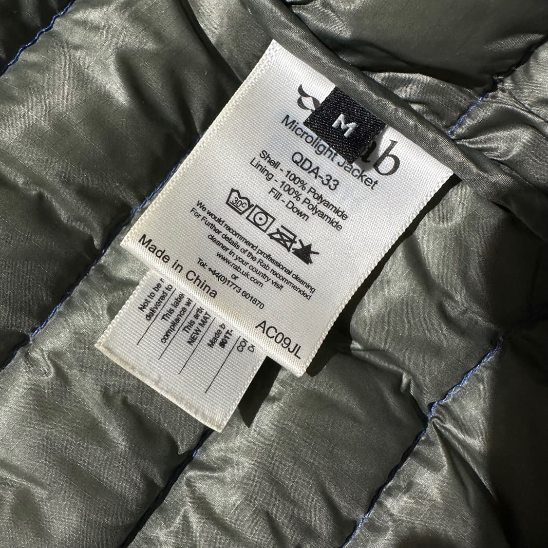 랩 마이크로 라이트 다운 경량 패딩 자켓 상품이미지8