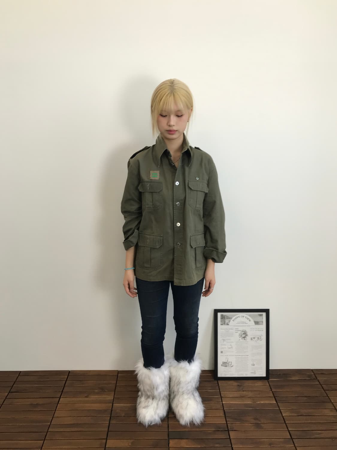 Big Loon Military Shirt Jacket 상품이미지1