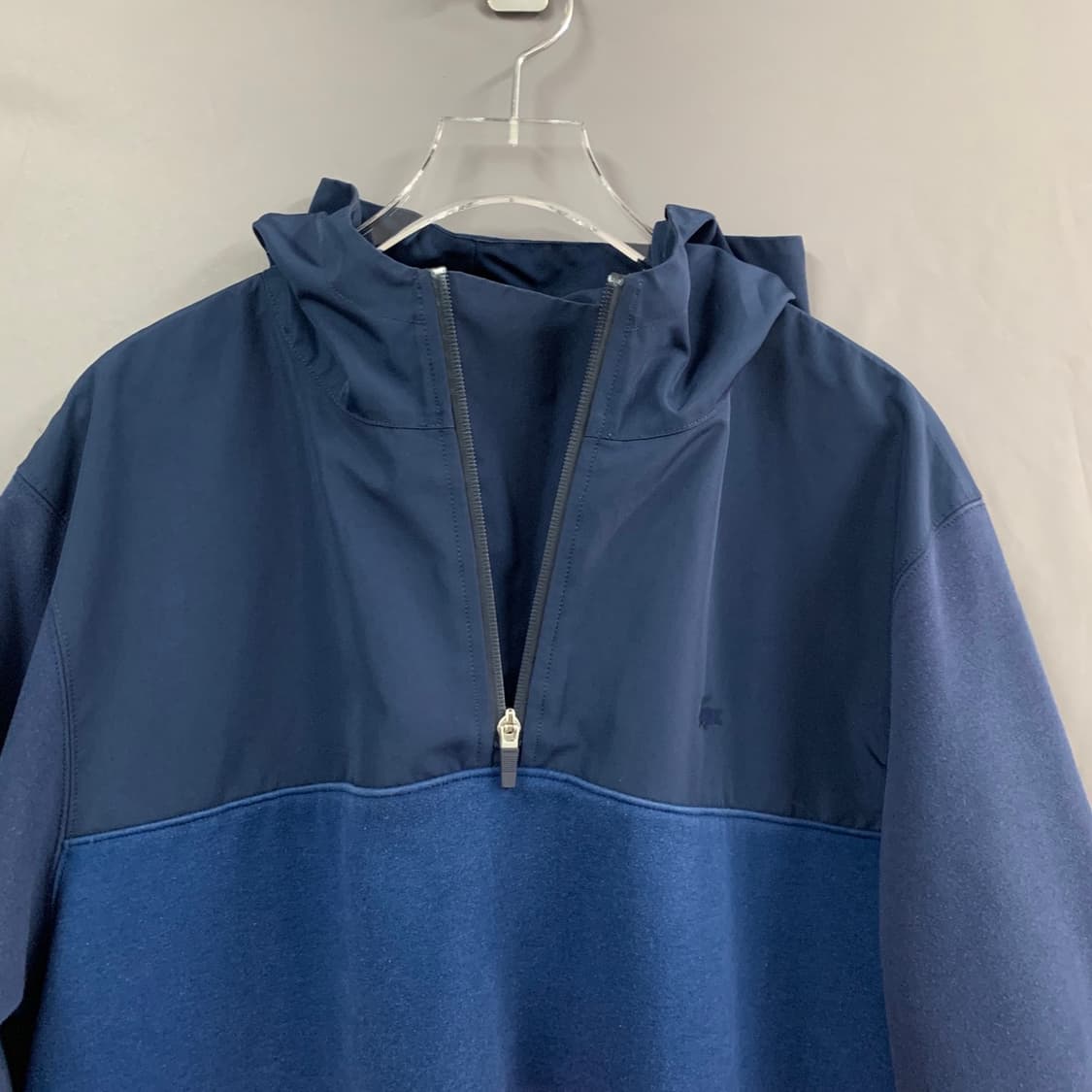 XL 라코스테 컬러 블록 아노락 스웻 후드 자켓 상품이미지4