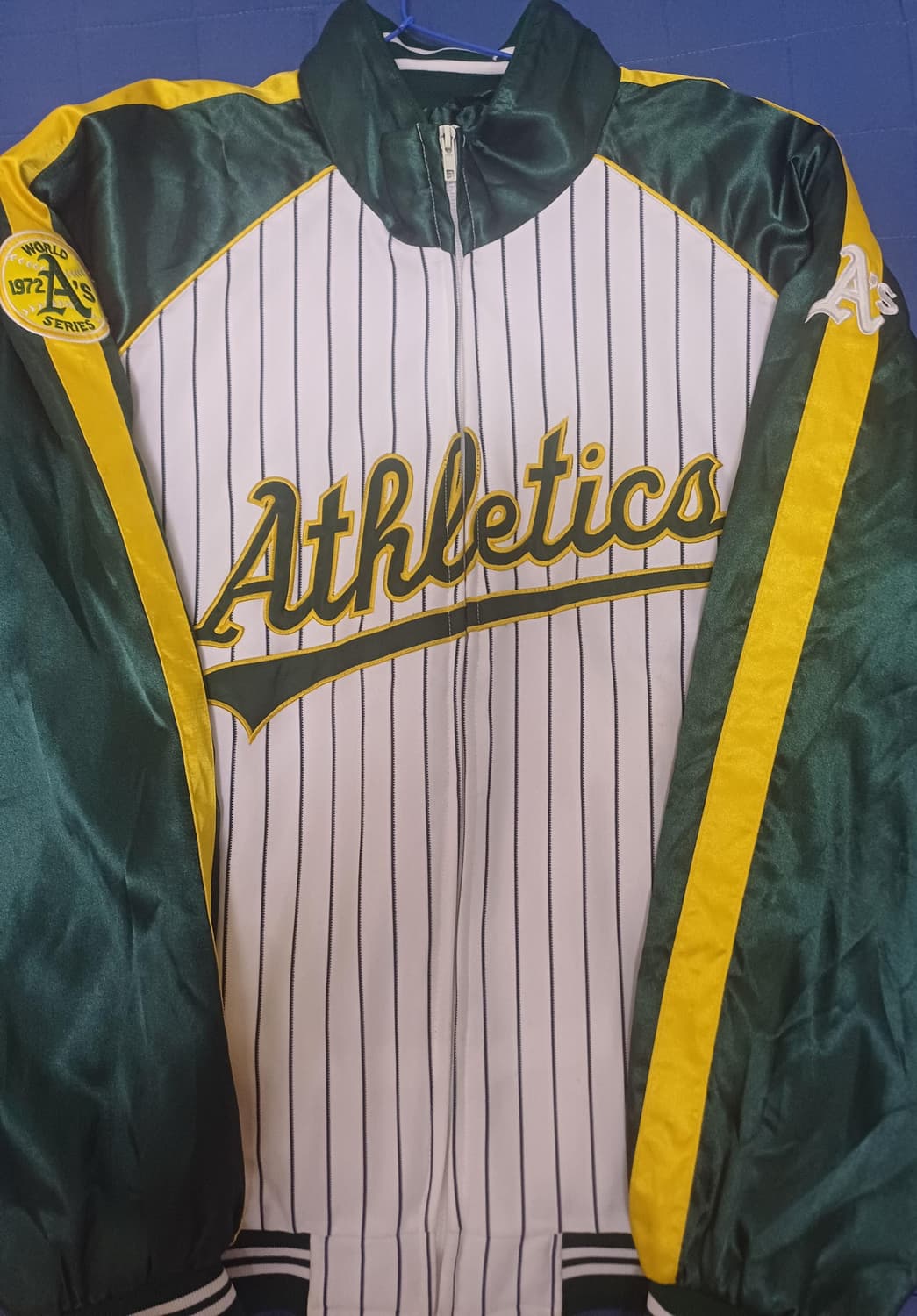 마제스틱 MLB G-III sports 오클랜드 애슬레틱스 야구 점퍼 상품이미지1