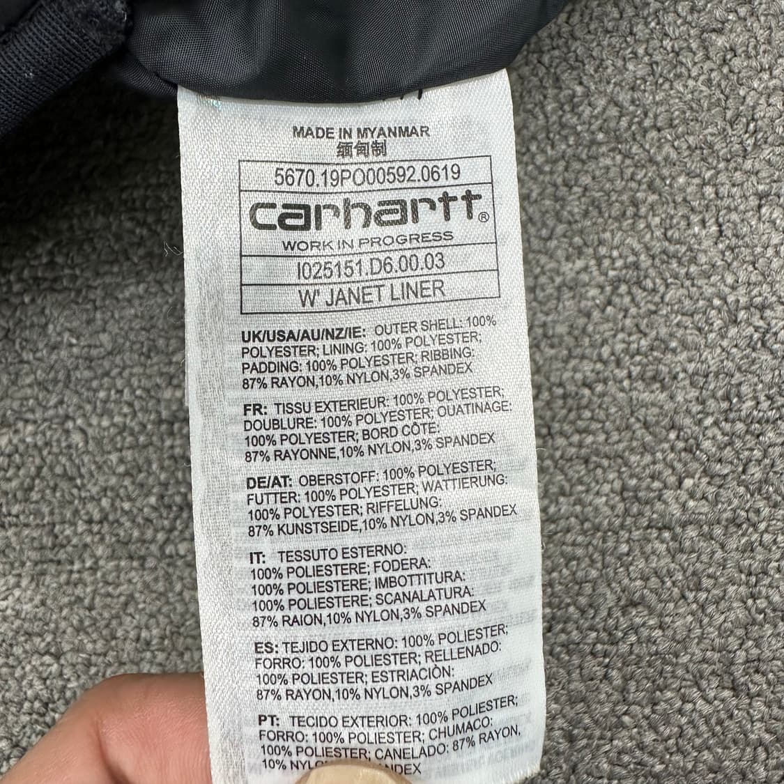 칼하트 여성 플리스 자켓 상품이미지4