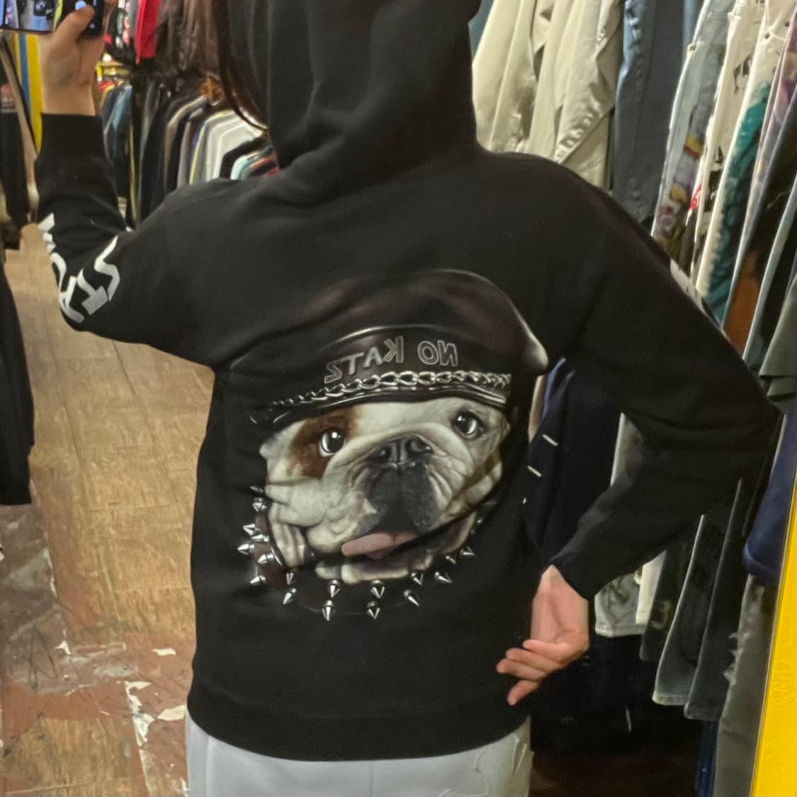 [HI] 빈티지 기모 후드집업 상품이미지5