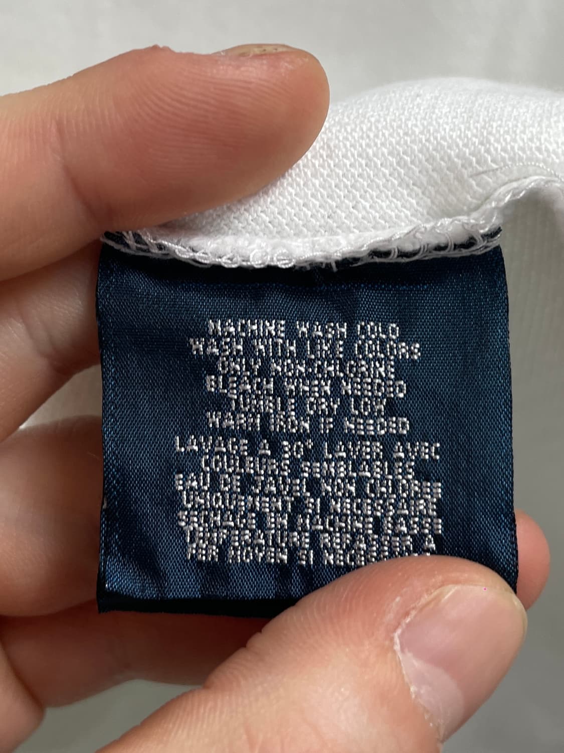 폴로 랄프로렌 빅포니 화이트 반팔 카라티 (on.508) 상품이미지4