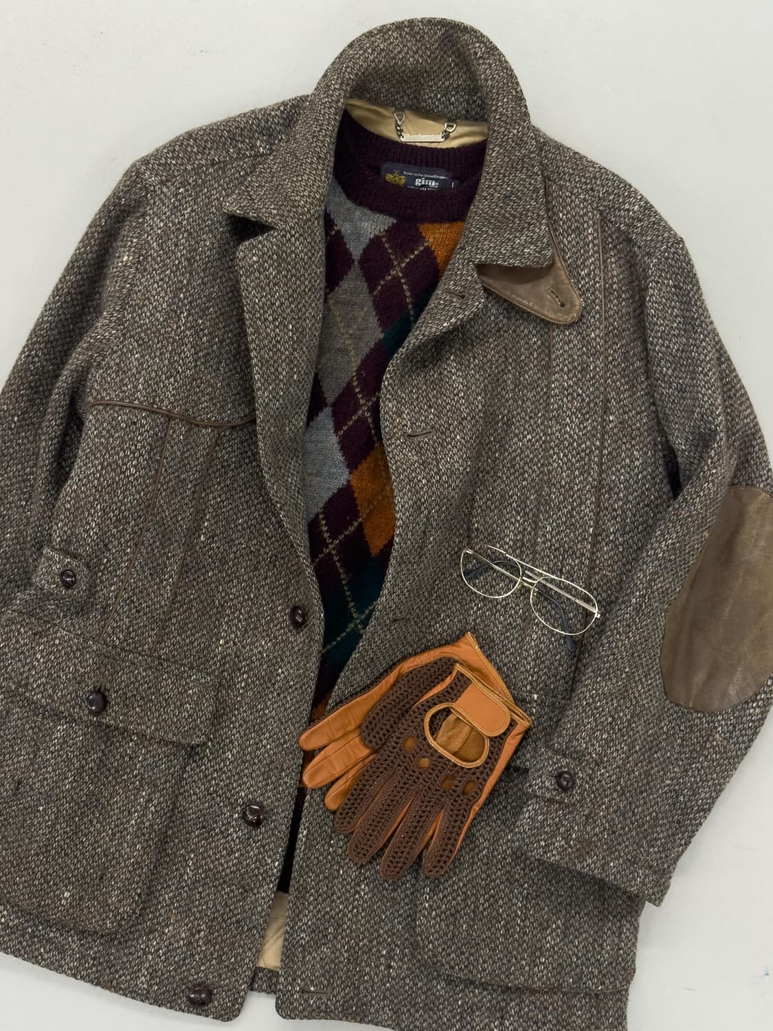 버버리 트위드 헌팅 자켓 상품이미지1