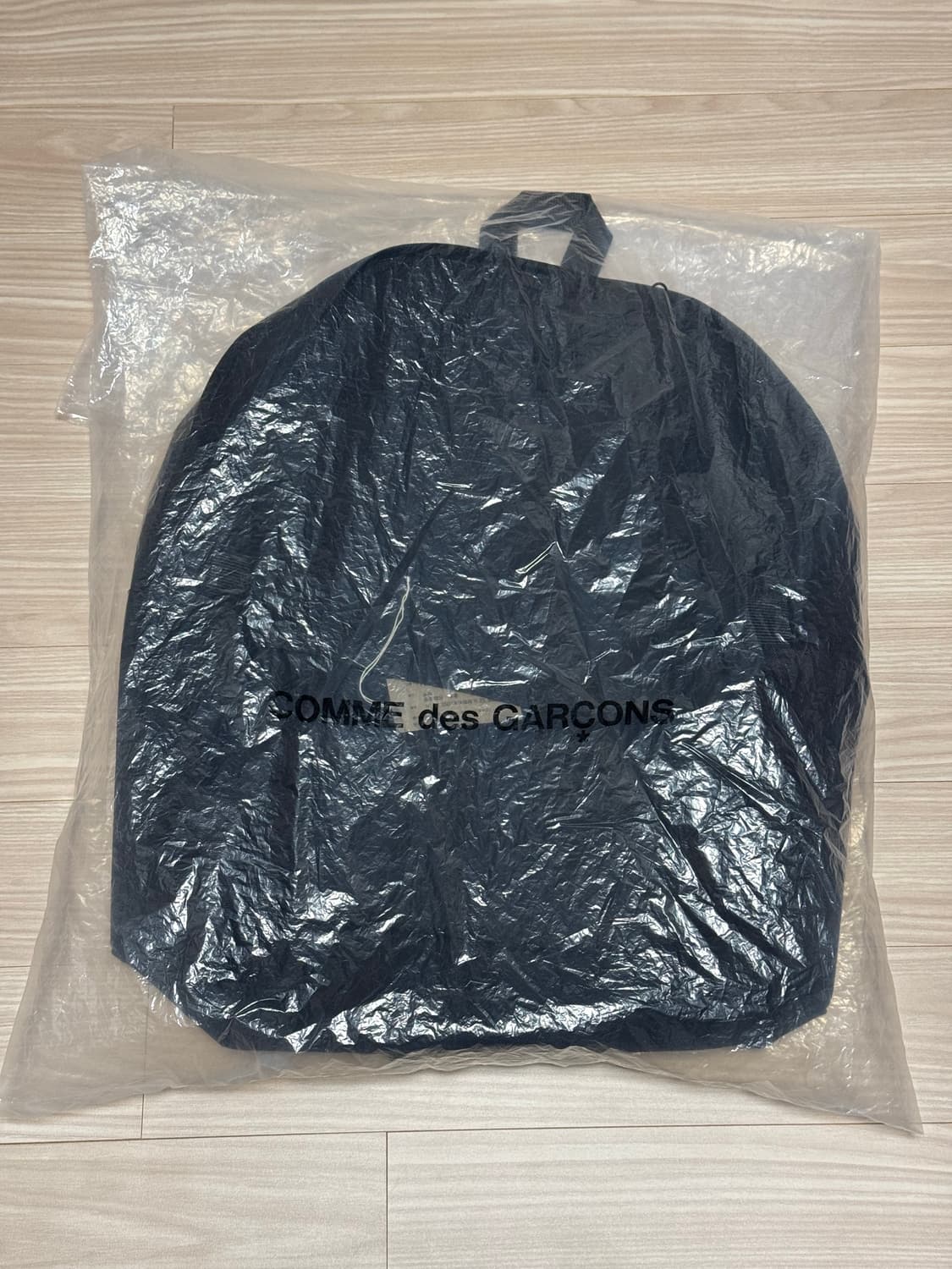 [L]꼼데가르송 옴므 플러스 나일론 백팩 블랙 라지 상품이미지6