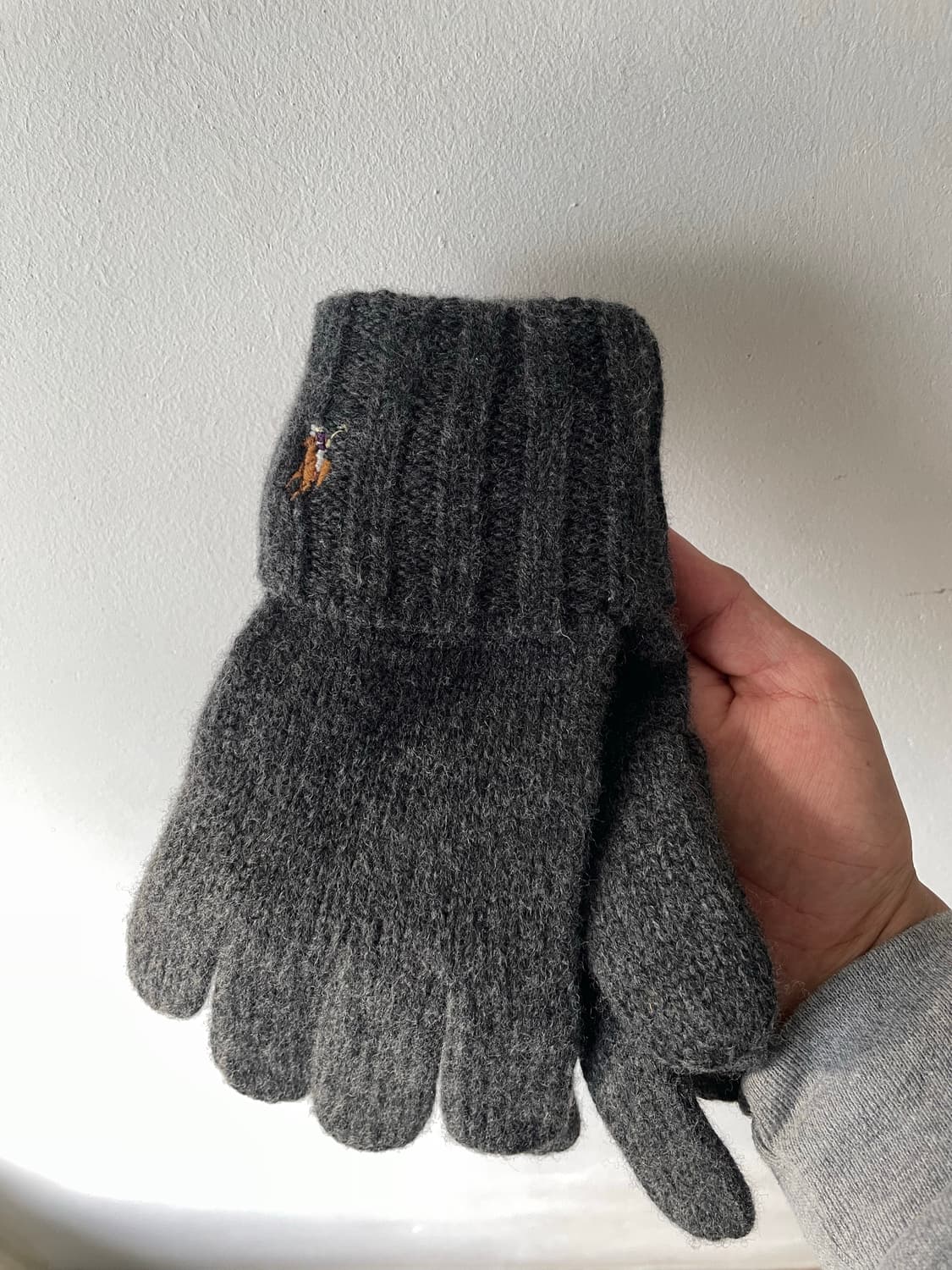 Vintage Polo Knit Wool Gloves 상품이미지1