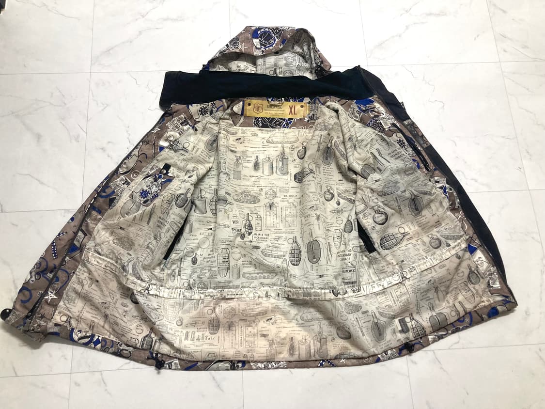 90s 그레네이드 grenade 오버핏 스키 보드 자켓 110-115 상품이미지3