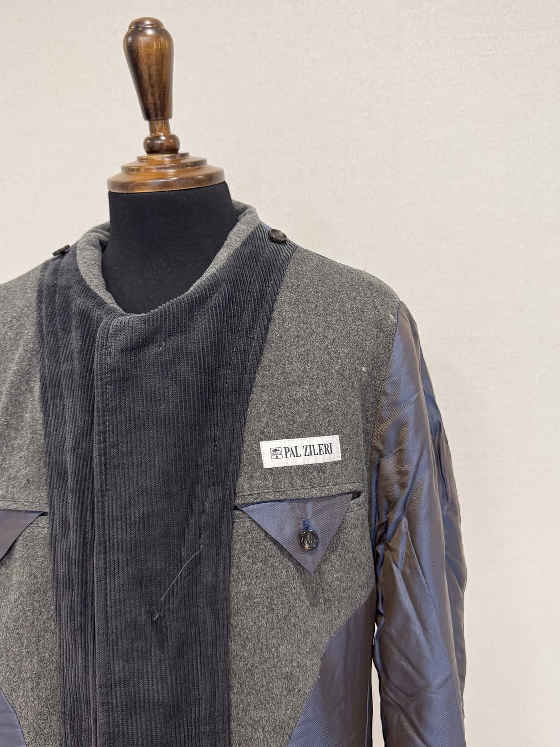 PAL ZILERI 울 하프 코트 상품이미지10