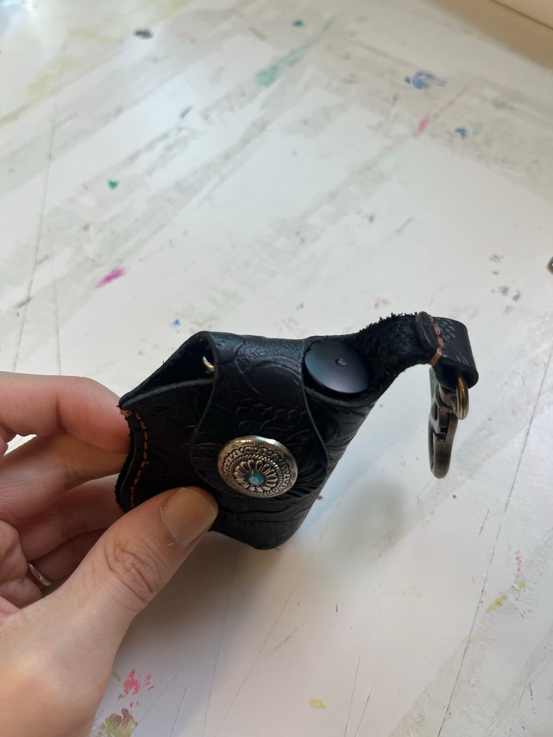 Small leather&Western Key-ring 상품이미지4