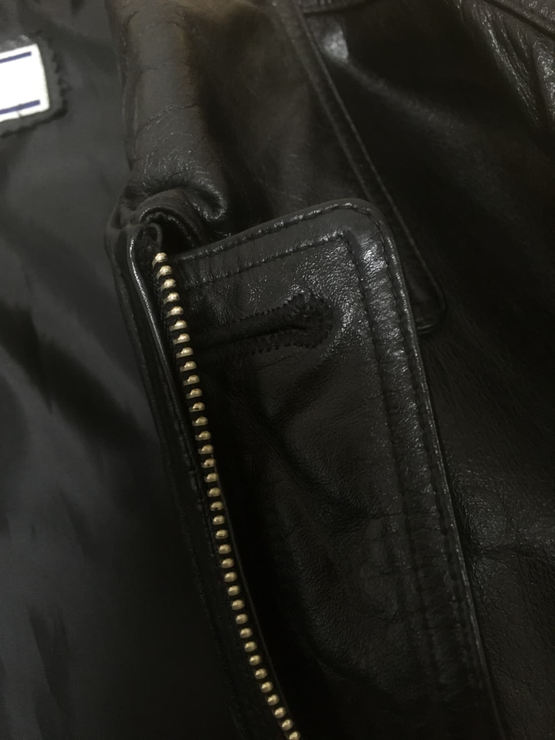 빈티지 가죽 레더 카코트 자켓 상품이미지3