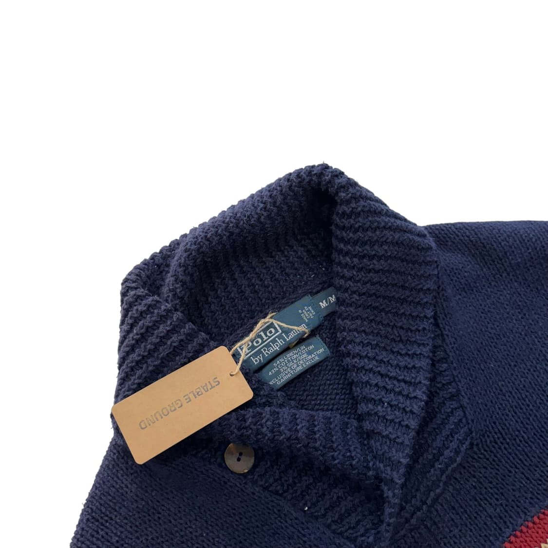 [100] 폴로 랄프로렌 성조기 숄카라 스웨터 니트 상품이미지3