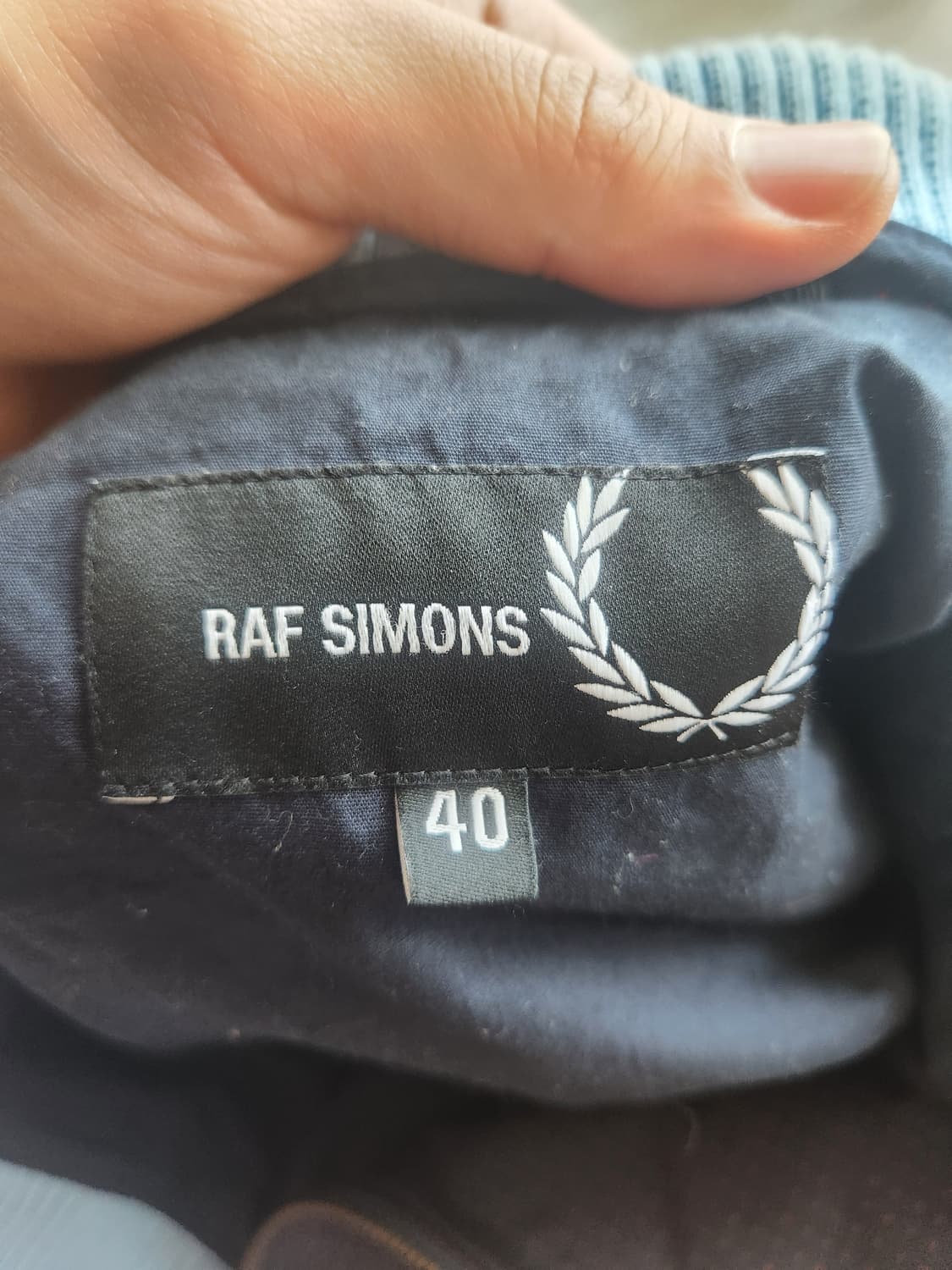 14ss 라프시몬스x프레드페리 봄버자켓 (M정도) 상품이미지2