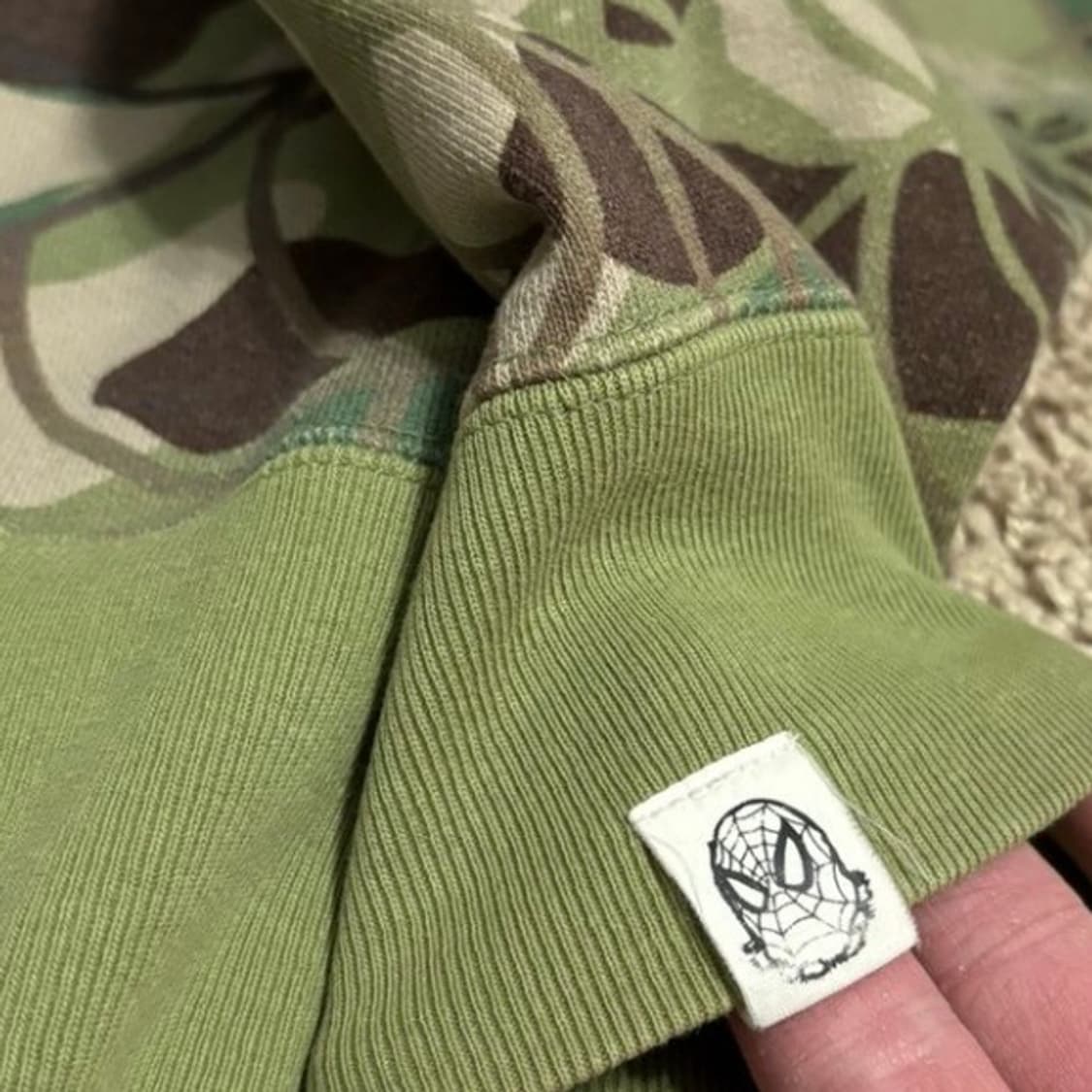 베이프 스파이더맨 후드집업 상품이미지3