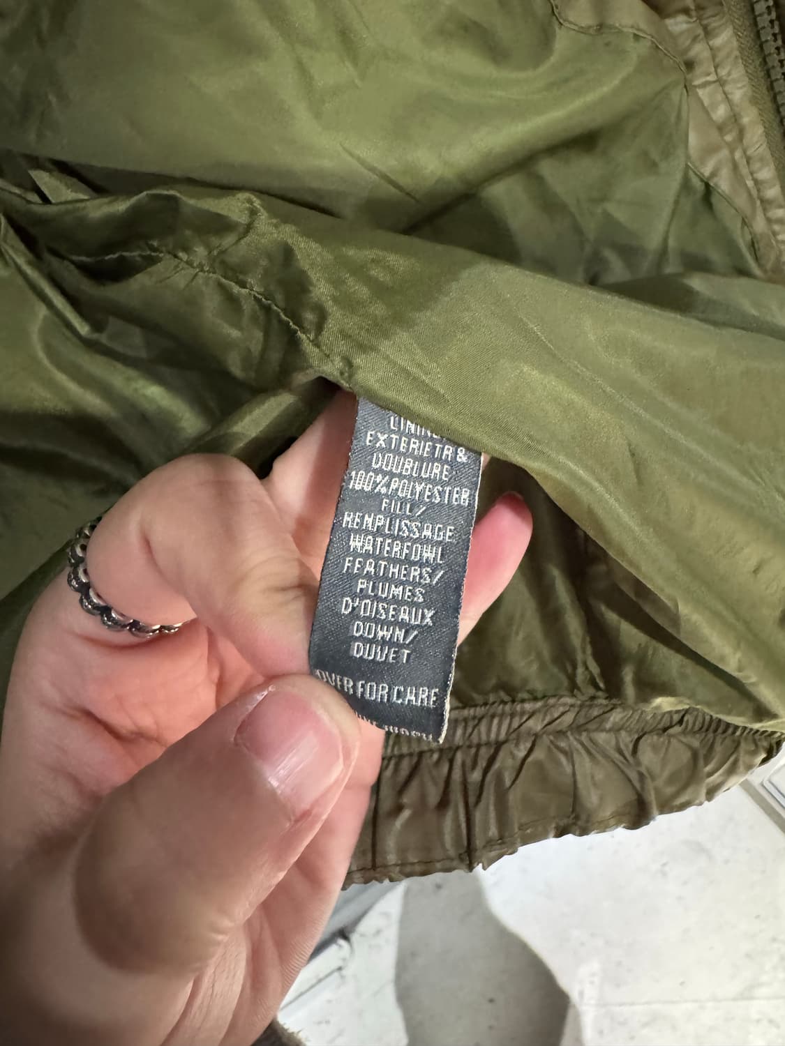 아베크롬비 카모플라쥬 다운 푸퍼자켓  상품이미지10