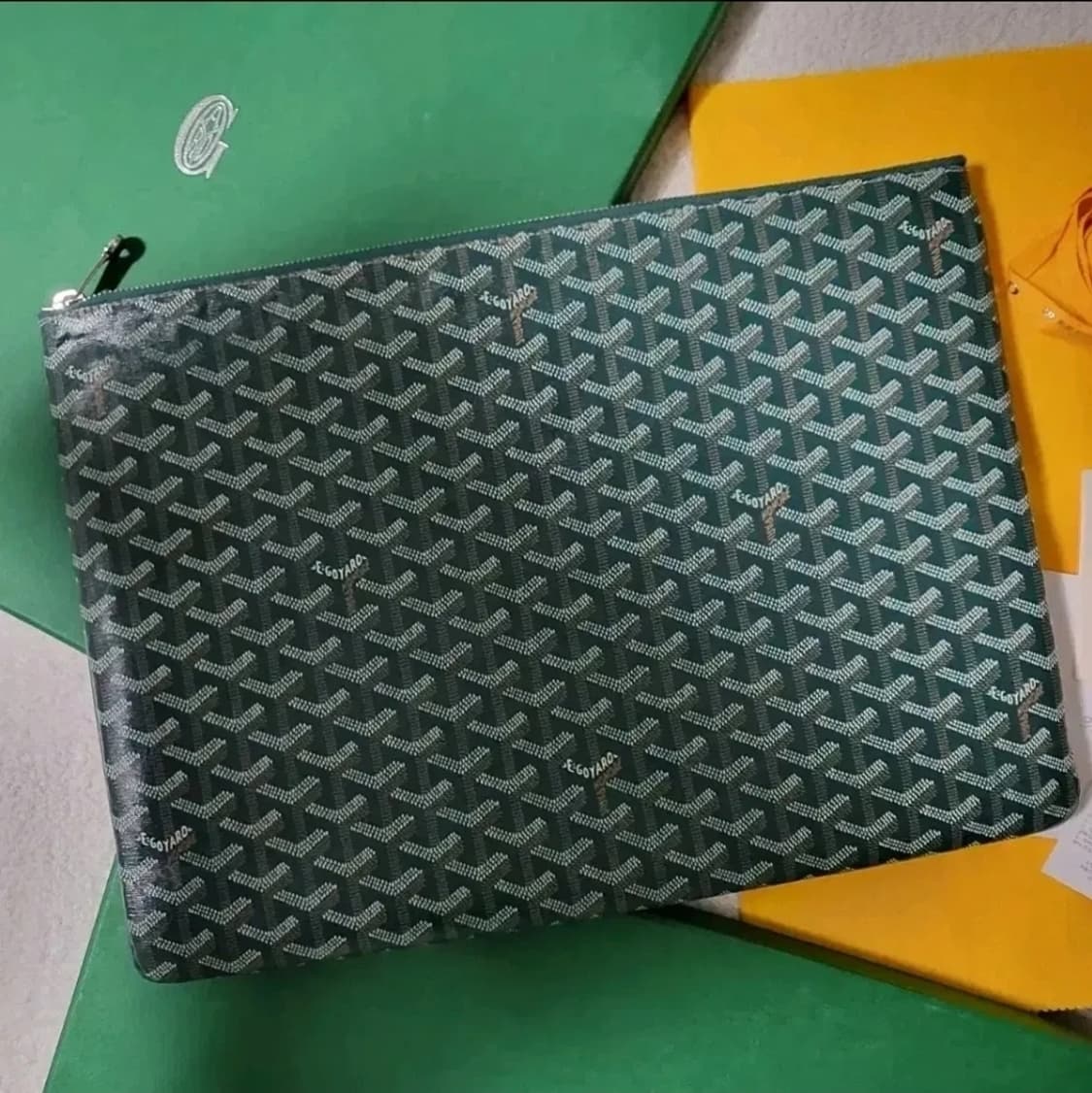 [풀구성] GM / 고야드 세나 클러치 그린 상품이미지2