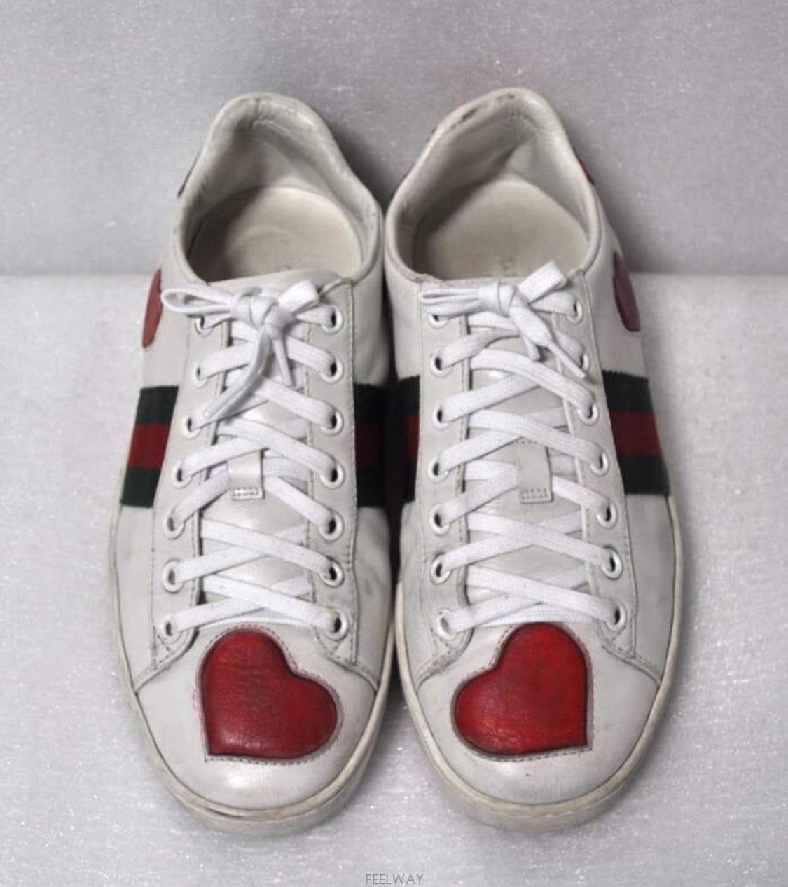 구찌/여성에이스하트자수스니커즈(사이즈225)정품 상품이미지2